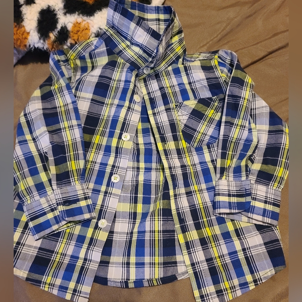 Toddler button up